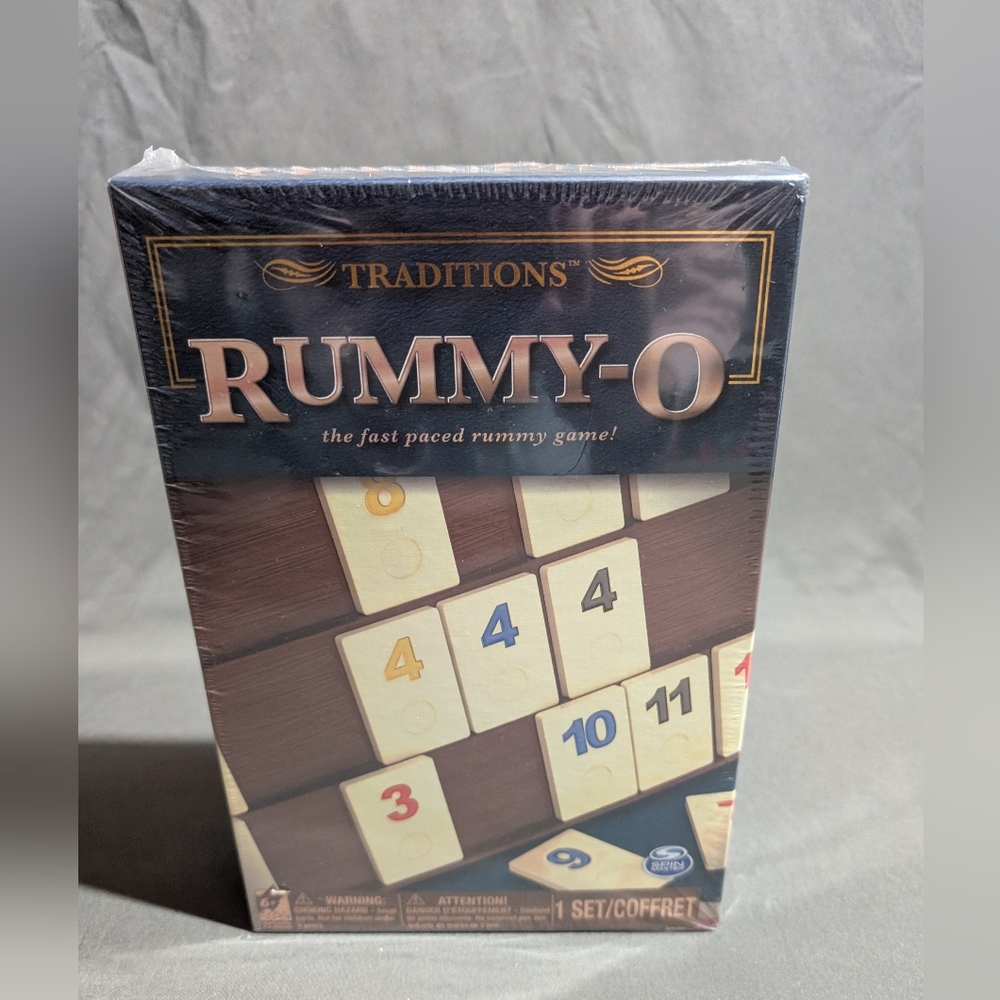 Traditions Rummy-O Game Tile Fast Paced Game Spin Master Sealed NEW